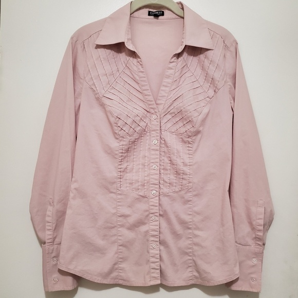 Express Tops - EXPRESS | Women's Stretch Button Down Shirt